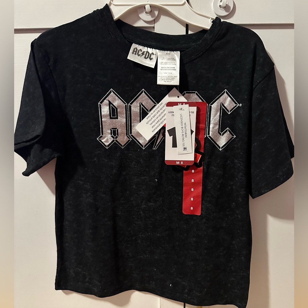 AC/DC Kids Black Graphic Tee